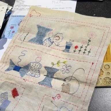 workshop van Marie Suarez bij de roopoorte