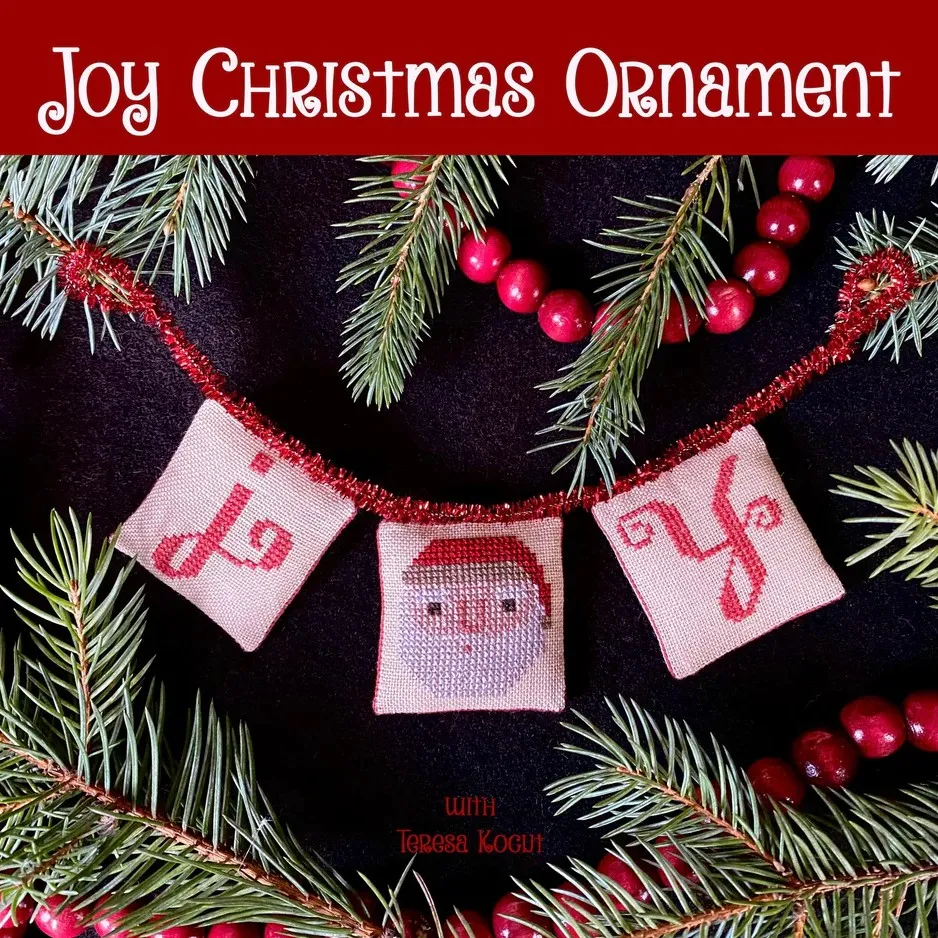 Joy Christmas ornament