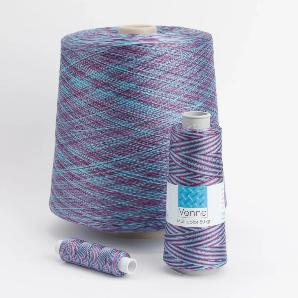 Venne 40/2 multi-color cotton