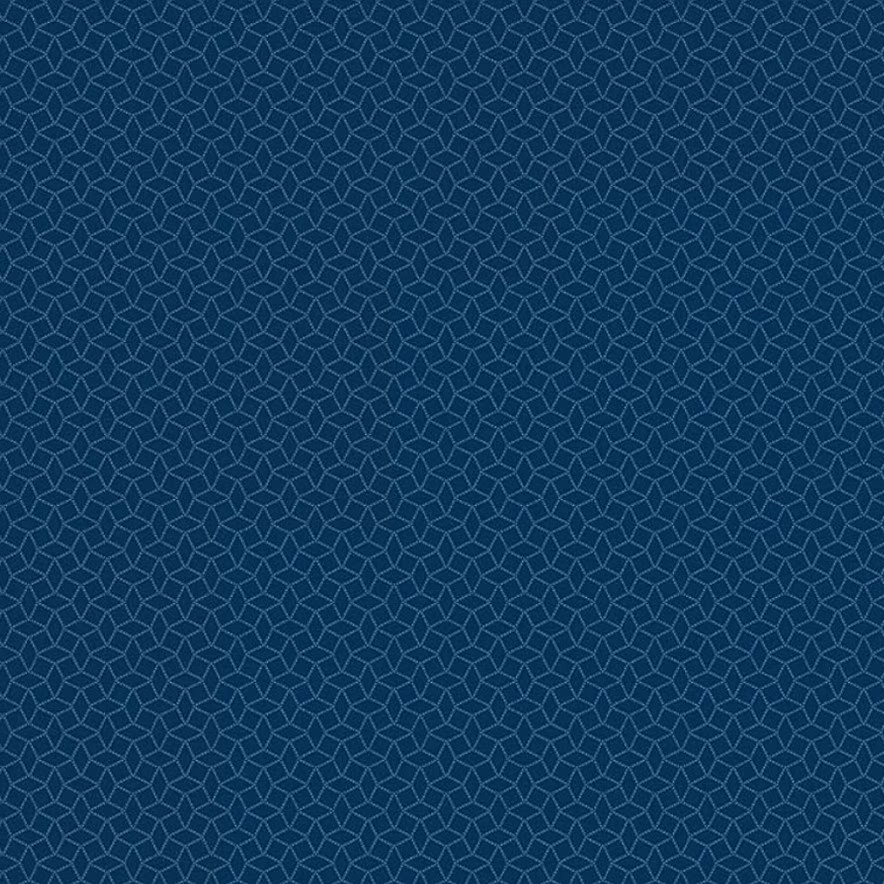 9742B Interlocking Star - Blue Indigo